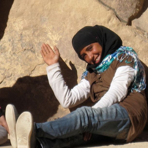 7 Waving Beduoin Girl