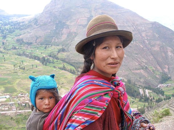 Quechua Mother and Child
