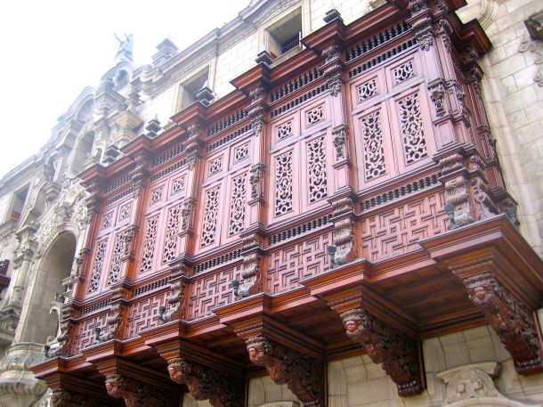 Archbishop Palace Lima Balcony