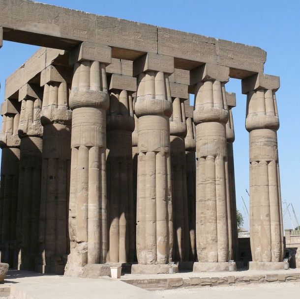 Luxor Temple Lotus Columns