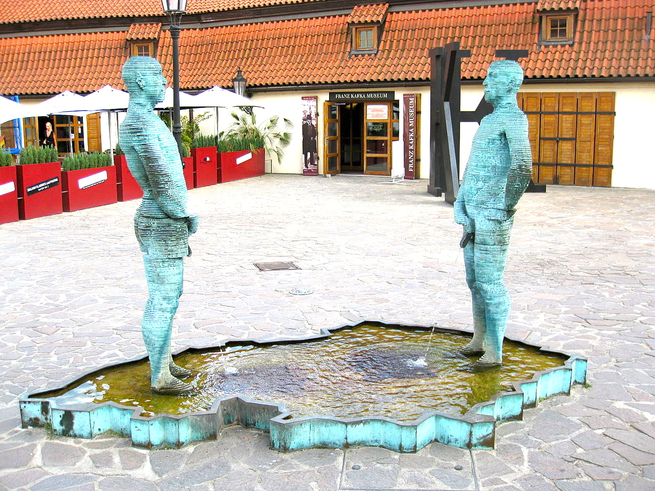 Peeing Statues