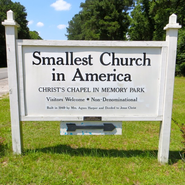 Smallest Church Sign