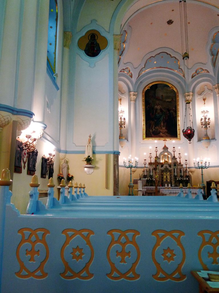 Blue Church Interior