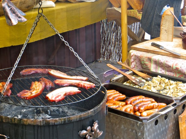 Sausage and Bacon Grilling