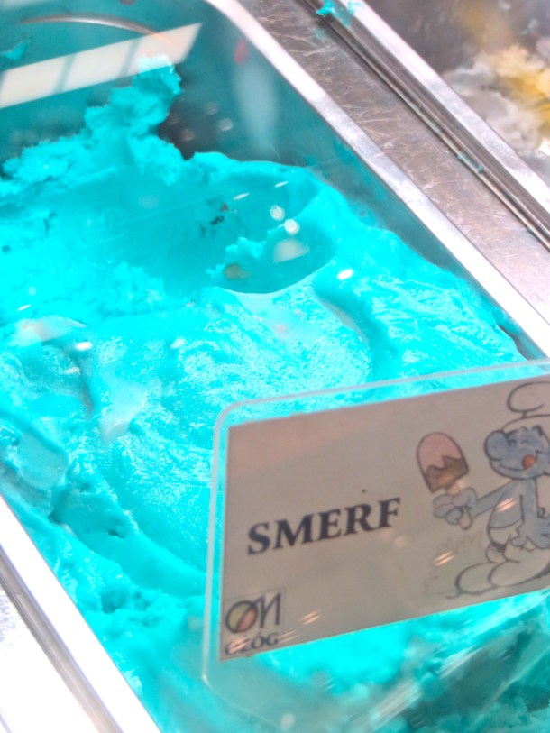 Smerf Ice Cream in Wroclaw
