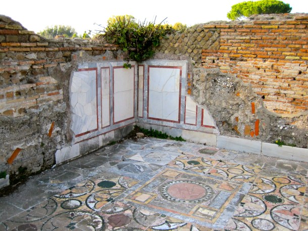 Colorful mosaic room