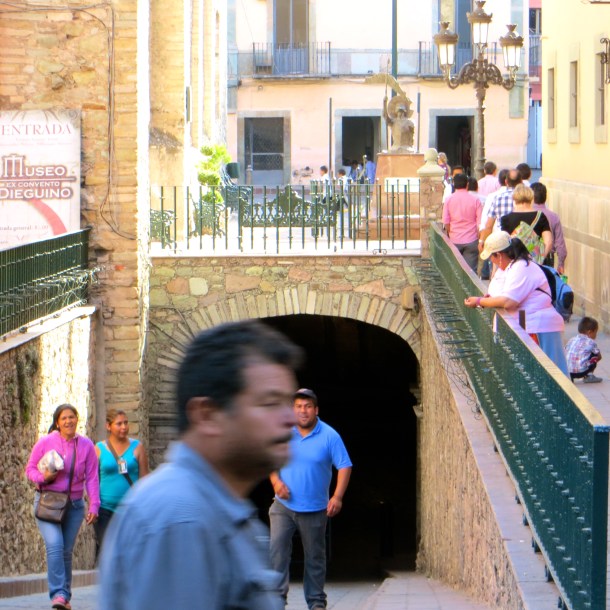 Guanajuato Tunnel w Pedestrians
