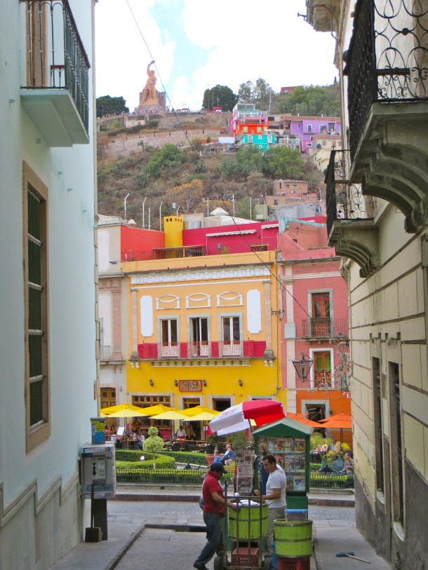 view of Hidalgo Statue