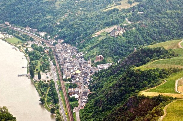 Bacharach Aerial View