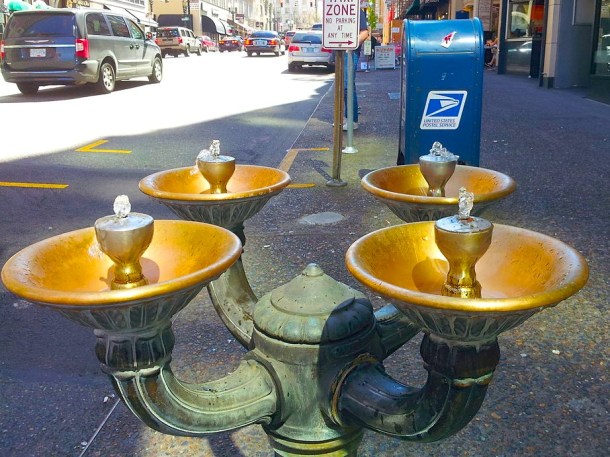 Portland Street fountains