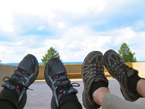 Put on those walking shoes