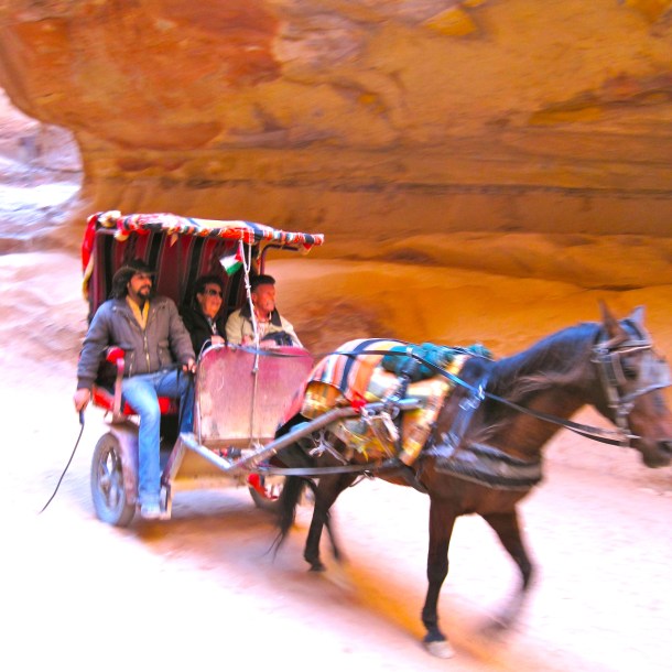 Dashing through the Siq