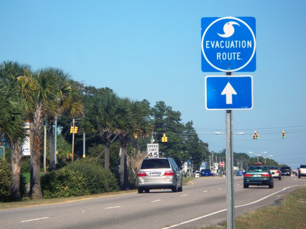 Evacuation route