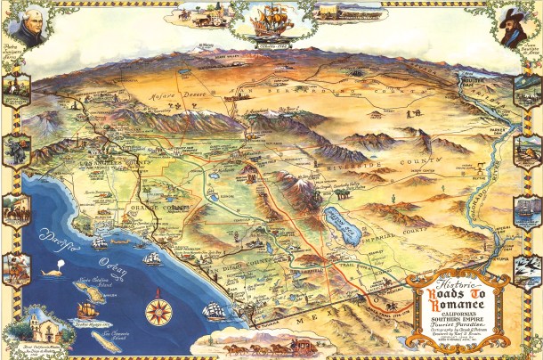 Roads to Romance Map