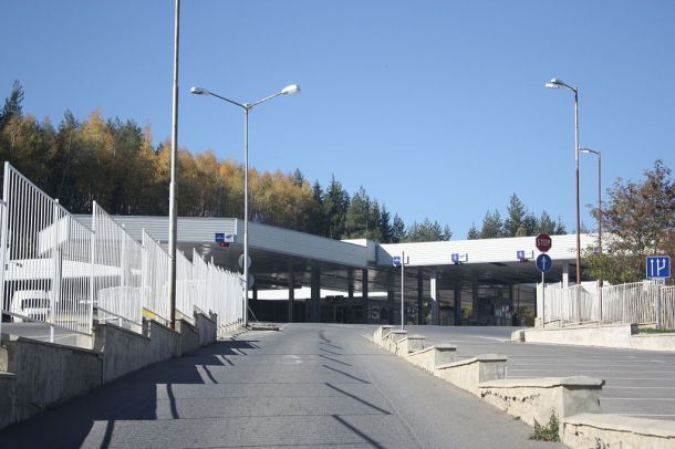 Border Check-point Gyueshevo between Bulgaria and Macedonia FYRO